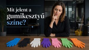 Mit jelent a gumikesztyű színe? Színkódok nitril, latex és vinyl kesztyűknél
